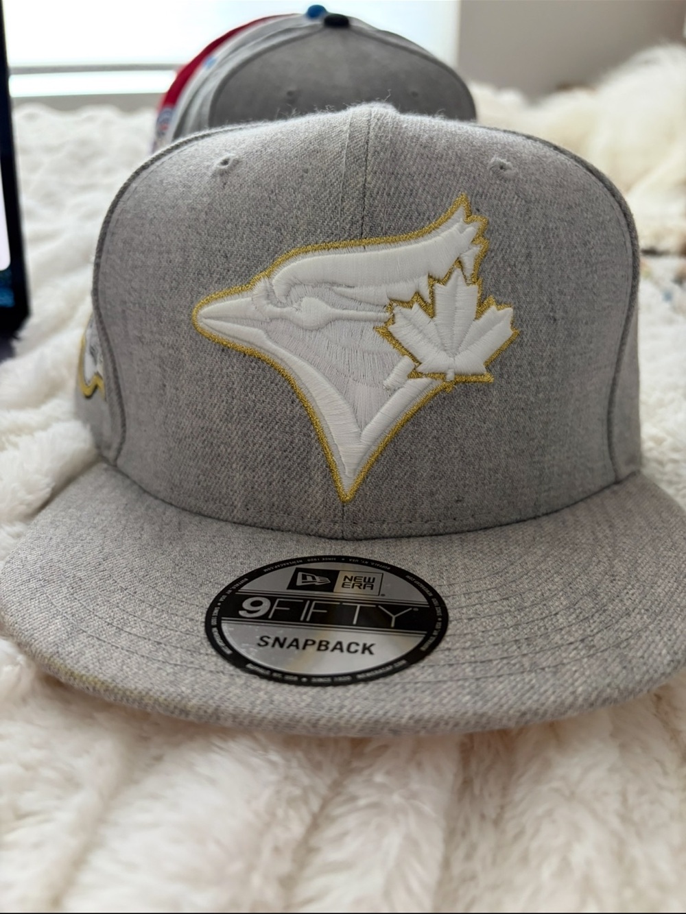 New Era Grey Toronto Blue Jays 25th Season Patch Cap